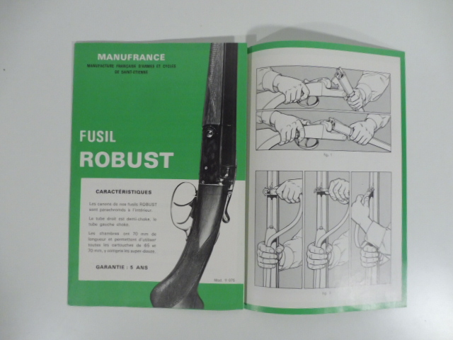 Manufacture francaise d'armes et cycles de Saint-Étienne. Fusil robust